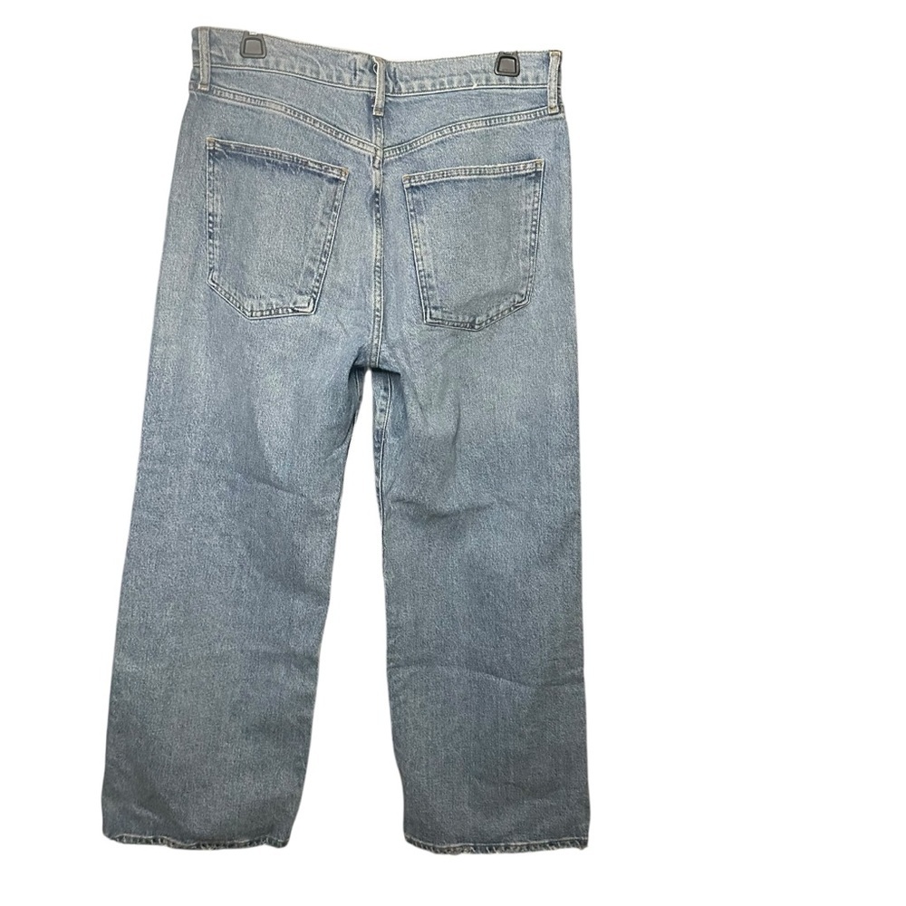 AGOLDE Harper Wide Leg Straight Jean Light Wash High Waisted Stretch 29 EUC - Picture 3 of 6
